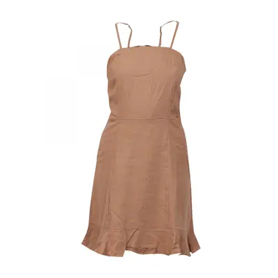 Funky Buddha WOMEN'S MINI DRESS Καφέ