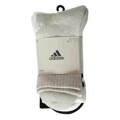 adidas Performance 3-STRIPES CREW SOCKS Μαύρο/Γκρί/Λευκό