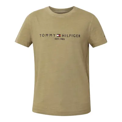 Tommy Hilfiger GARMENT DYE LOGO TEE Λαδί