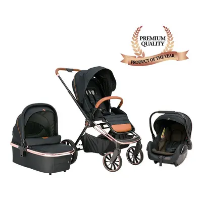 Πολυκαρότσι Bebe Stars Jewel Volcano Black 350-188