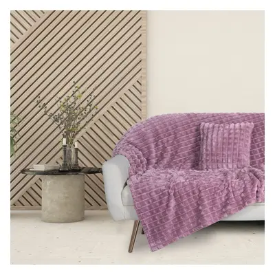 Κουβέρτα Fleece Καναπέ Das Home 1358 Dusty Purple 130x170