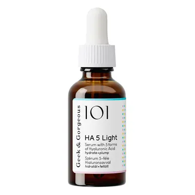 Geek & Gorgeous 101 HA 5 Light Serum with 5 forms of Hyaluronic Acid 30ml