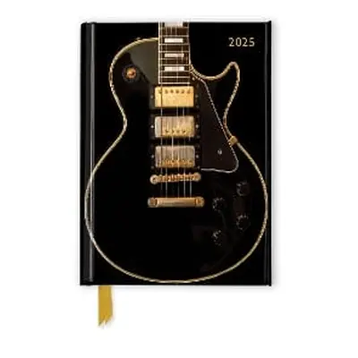 Black Gibson Guitar 2025 Luxury Pocket Diary Planner - Week to View Flame Tree Publishing