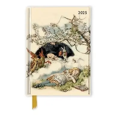 British Library: Alice Asleep 2025 Luxury Pocket Diary Planner - Week to View Flame Tree Publish