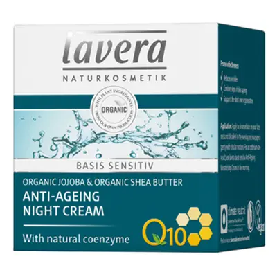 Lavera Basis Sensitiv Q10 Κρέμα Νυκτός ( Με Αντιγηραντική Δράση) 50ml