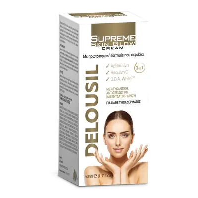 SJA Pharm Deolusil Supreme Skin Glow Cream 24ωρη Κρέμα Προσώπου, 50ml