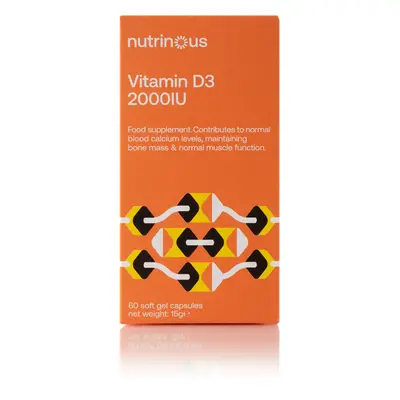 Nutrinous Vitamin D3 2200iu 60 Μαλακές Κάψουλες