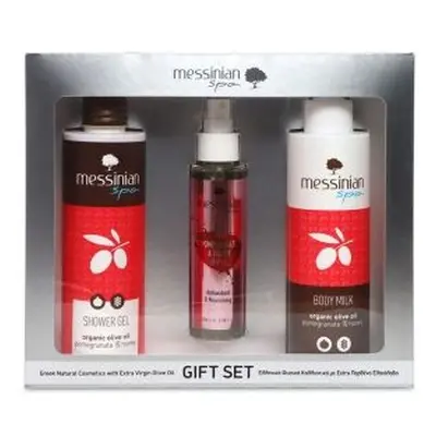 Messinian Spa Promo Pomegranate Honey Shower Gel 300ml & Dry Oil 100ml & Body Milk 300ml