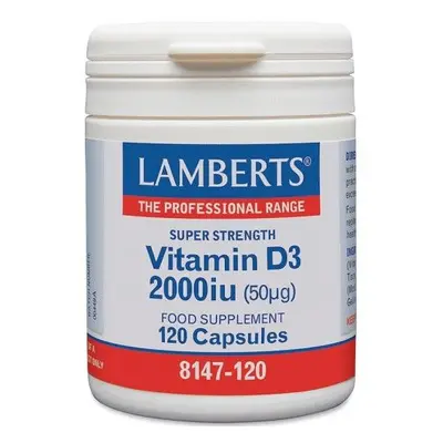 Lamberts Vitamin D3 2000iu (50mg) 120 Κάψουλες