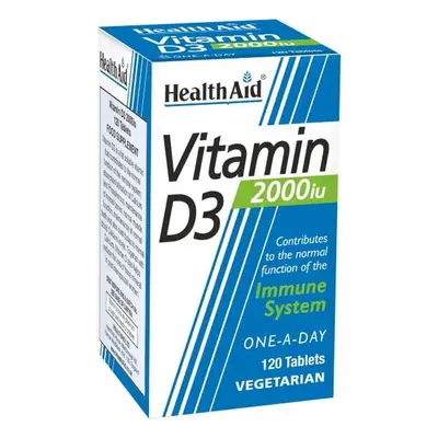 Health Aid Vitamin D3 2000iu 120 Ταμπλέτες