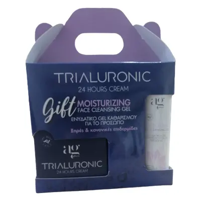 AG Pharm Beauty Kit - Trialuronic 24hours Cream 50ml & ΔΩΡΟ Cleasing Gel Ενυδατικό Καθαριστικό Τ