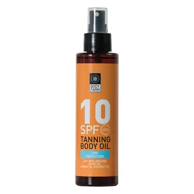 Bodyfarm Tanning Body Oil - Αντηλιακό Λάδι Μαυρίσματος, SPF10, 150ml