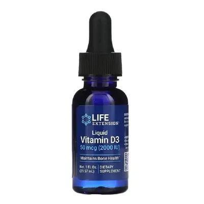 Life Extension Liquid Vitamin D3 50 mcg (2000iu) 29,57ml