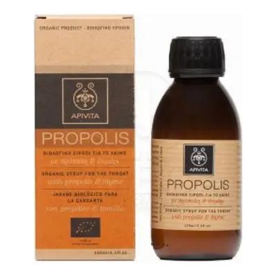 Apivita Propolis Βιολογικό Σιρόπι για το Λαιμό με Πρόπολη & Θυμάρι 150ml