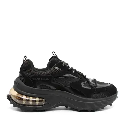 Ανδρικά Δερμάτινα Bubble Sneakers Μαύρα Dsquared2 SNM037801507713-M1167