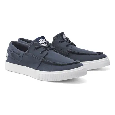 ΑΝΔΡΙΚΟ ΥΦΑΣΜΑΤΙΝΟ SNEAKER MYLO BAY LOW LACE UP ΜΠΛΕ ΣΚΟΥΡΟ