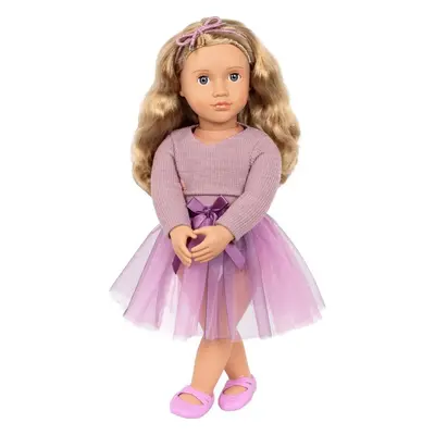 Our Generation Κούκλα Savannah With Two-Tone Purple Ballet Tutu (BD31316Z)