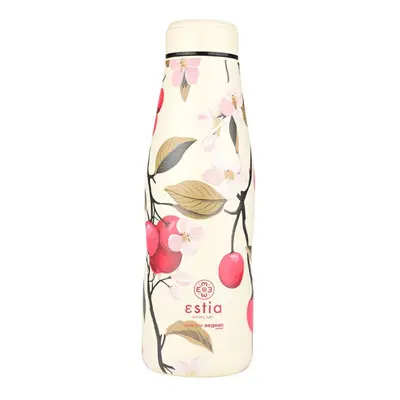 ESTIA INSULATED BOTTLE TRAVEL FLASK SAVE THE AEGEAN 500ML SAKURA WHISPER 01-22143 Εκρού