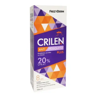 Frezyderm Crilen Εντομοαπωθητικό Spray Plus 20%, 100ml