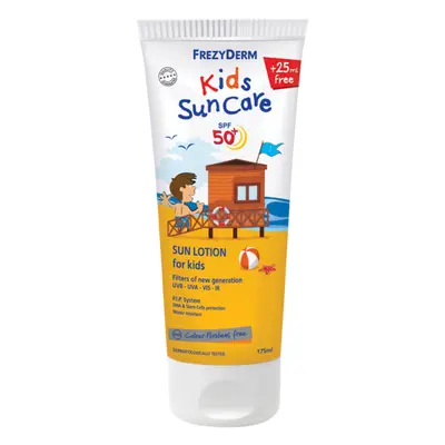 Frezyderm Kids Sun Care Παιδικό Αντηλιακό Γαλάκτωμα Προσώπου Και Σώματος SPF50+, 150ml+25ml ΔΩΡΟ