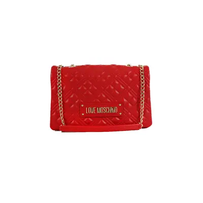 LOVE MOSCHINO ΤΣΑΝΤΑ ΩΜΟΥ/ CROSSBODY AΛΥΣΙΔΑ ΚΑΠΙΤΟΝΕ LOGO ΚΟΚΚΙΝΟ