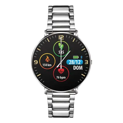 Ρολόι Smartwatch Techmade Kosmos TM-KOSMOS-METSB Maglia Grande Silver