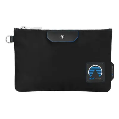 Montblanc Blue Spirit μαύρο Τσαντάκι Men's bag, Nylon, Textile, Black, Zip, 128736