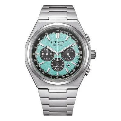 Ρολόι CITIZEN Eco-Drive Chronograph Silver Titanium Bracelet CA4610-85M