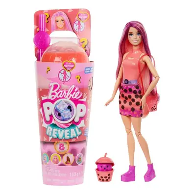 Mattel Barbie Bubble Tea Series Κούκλα Ρόφημα Μάνγκο με 8 Εκπλήξεις, HTJ22