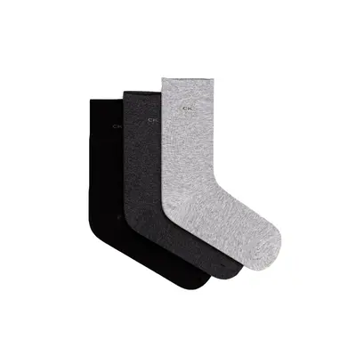 ROLL TOP 3 PACK SOCKS WOMEN CALVIN KLEIN