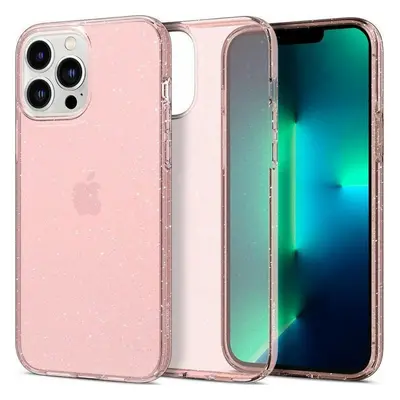 Spigen Θήκη Σιλικόνης Liquid Crystal Glitter - Apple iPhone 13 Pro - Rose Quartz (ACS03256)