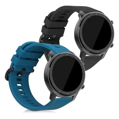 KW Λουράκι Σιλικόνης (22mm) Huami Amazfit GTR (47mm) / GTR 2 / GTR 2e / GTR3 / GTR 3 Pro - 2 Τεμ