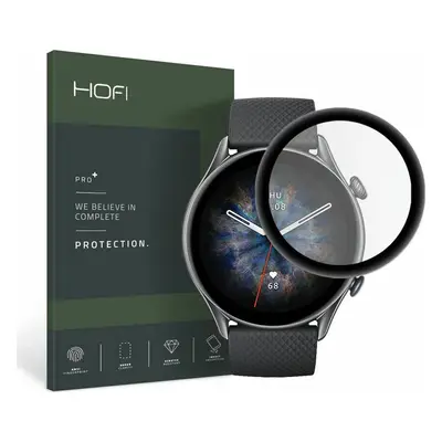 Hofi Premium Pro+ Hybrid Tempered Glass Xiaomi Amazfit GTR 3 Pro - Black (9589046918810)