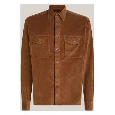 TOMMY HILFIGER CORDUROY OVERSHIRT MW0MW36855-GWP SandyBrown