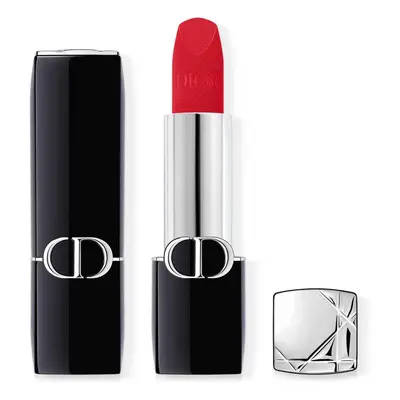 Dior Rouge Dior Lipstick - Comfort and Long Wear - Hydrating Floral Lip Care 666 Rouge en Diable