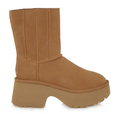 Ugg γυναικείες suede μπότες με τακούνι "Classic Twin Seam New Heights" - 1158313 Ταμπά