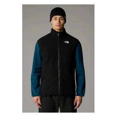 The North Face ανδρική αμάνικη ζακέτα fleece με ψηλό λαιμό "100 Glacier" - NF0A7SSL4H01 Μαύρο