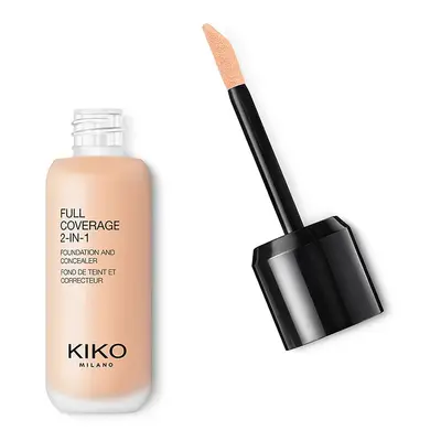 Kiko Milano Full Coverage 2-In-1 Foundation & Concealer 25 ml - KM0010111000144 Warm Rose 01