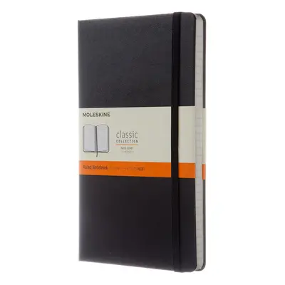 Moleskine σημειωματάριο μονόχρωμο "Classic Notebook Ruled L" Μαύρο - QP060