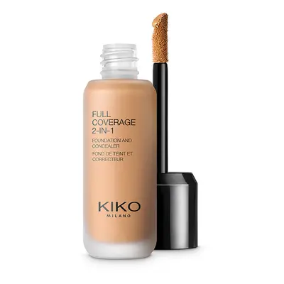 Kiko Milano Full Coverage 2-In-1 Foundation & Concealer 25 ml - KM000000213003B Warm Beige 80