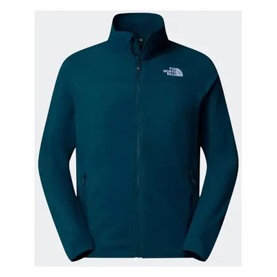 The North Face ανδρική fleece ζακέτα με λογότυπο - NF0A855X1NO1 Πετρόλ