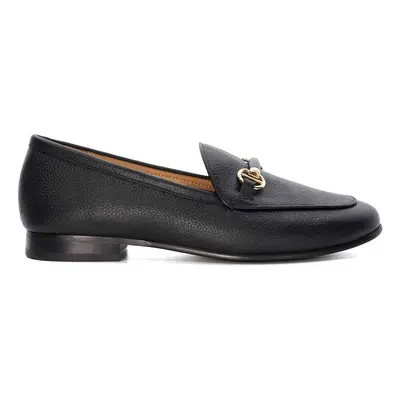 Dune London γυναικεία δερμάτινα loafers "Grandeur" - 0076500620103 Μαύρο