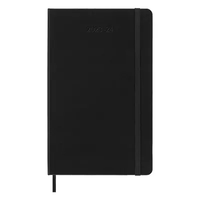 Moleskine ημερολόγιο μονόχρωμο "Classic Planner 2023/2024 Weekly Notebook Large" Μαύρο - DHB18WN