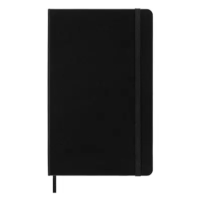 Moleskine σημειωματάριο μονόχρωμο "Classic Notebook Plain Large" Μαύρο - QP062