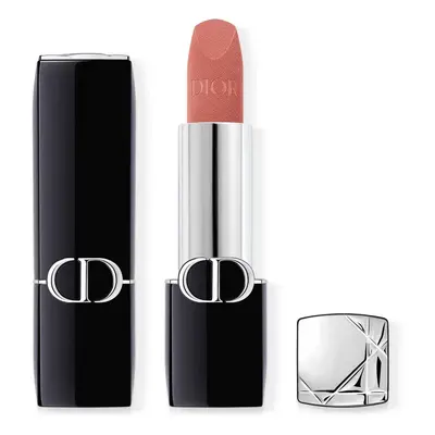 Dior Rouge Dior Lipstick - Comfort and Long Wear - Hydrating Floral Lip Care 100 Nude Look Velve