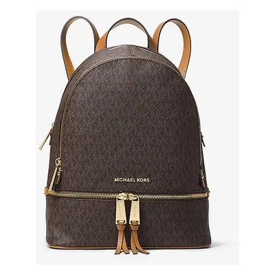 Michael Kors γυναικείο backpack "Rhea Medium Logo" - 30S7GEZB1B Καφέ