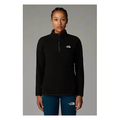 The North Face γυναικεία μπλούζα φούτερ fleece "Glacier 1/4 Zip" - NF0A855M4H01 Μαύρο