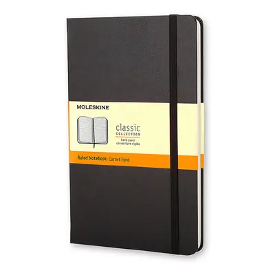 Moleskine σημειωματάριο μονόχρωμο "Classic Notebook Ruled Pocket" Μαύρο - MM710