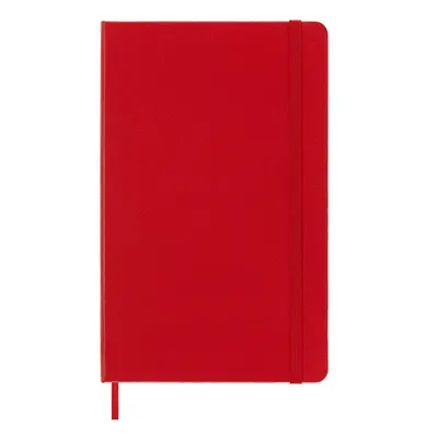 Moleskine σημειωματάριο μονόχρωμο "Classic Notebook Squared Large" Κόκκινο - QP061R