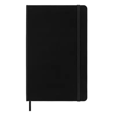 Moleskine σημειωματάριο μονόχρωμο "Classic Notebook Squarted L" Μαύρο - QP061